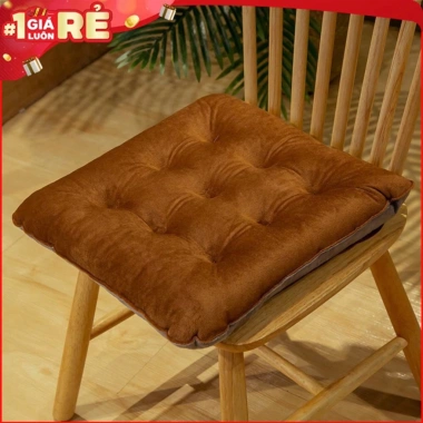 Đệm Ngồi Nhung Mềm Mai 2 Màu Đa Năng - Lót sàn, lót ghế, tựa lưng, ngồi tiên 72.000 VND