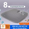 Đệm ngồi silicon 3D thoáng khí BoGi cao su non cao cấp - Lót mông ghế ô tô, văn phòng, thiền, giảm đau mỏi, giá 179.000