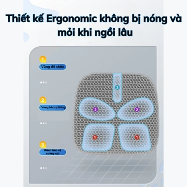 Đệm ngồi silicon 3D thoáng khí BoGi cao su non cao cấp - Lót mông ghế ô tô, văn phòng, thiền, giảm đau mỏi, giá 179.000 4