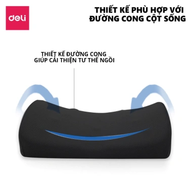 Đệm ngồi tựa lưng DELI: Gối lưng hỗ trợ tư thế văn phòng, giảm đau xương cụt 131k 7 Đệm ngồi tựa lưng DELI: Gối lưng hỗ trợ tư thế văn phòng, giảm đau xương cụt 131k 7