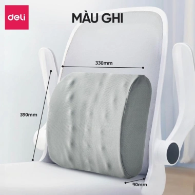Đệm ngồi tựa lưng DELI: Gối lưng hỗ trợ tư thế văn phòng, giảm đau xương cụt 131k 11 Đệm ngồi tựa lưng DELI: Gối lưng hỗ trợ tư thế văn phòng, giảm đau xương cụt 131k 11