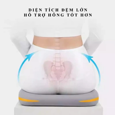 Đệm ngồi YMZ siêu đàn hồi thoáng khí cho văn phòng - giảm đau xương cụt, hỗ trợ mông - chỉ 106.857₫ 4