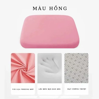 Đệm ngồi YMZ siêu đàn hồi thoáng khí cho văn phòng - giảm đau xương cụt, hỗ trợ mông - chỉ 106.857₫