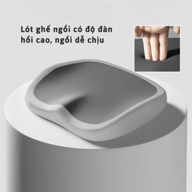 Đệm Ngồi YUQI Chữ W Gối Êm Mông Giảm Áp Lực Chống Trượt Ngồi Lâu Không Mỏi 119k