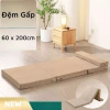 Đệm Ngủ Văn Phòng Gấp 3 Đa Năng 60x200cm - Nệm Xếp Gọn, Kèm Túi, Giá Ưu Đãi 699k