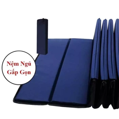 Đệm ngủ văn phòng gấp gọn 1-2 người, nệm đơn trải sàn, thảm topper du lịch cắm trại, dễ gập thoáng mát đa năng, tiết kiệm không gian - Giá chỉ 247.000₫
