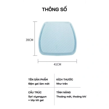 Đệm Silicon Gel Lạnh DN02 - Đệm Ngồi Điều Hòa Không Khí, Hạ Nhiệt Thông Minh, Giá 90.000₫ 9 Đệm Silicon Gel Lạnh DN02 - Đệm Ngồi Điều Hòa Không Khí, Hạ Nhiệt Thông Minh, Giá 90.000₫ 9