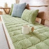 Đệm Sofa Nhung Giả Lông Thỏ Cao Cấp - Mềm Mại Ấm Áp, Chống Trượt cho Ghế Gỗ 9