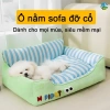 Đệm sofa thú cưng lưng cao không bám lông, 2 mặt siêu mềm cho mèo chó nhỏ 664.116 VND