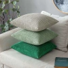 Đệm Sofa Vuông Corduroy Jumbo 16-24 inch Gối Trang Trí Sang Trọng Dây Đệm Đa Kích Thước 5