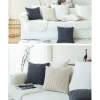 Đệm Sofa Vuông Corduroy Jumbo 16-24 inch Gối Trang Trí Sang Trọng Dây Đệm Đa Kích Thước 7