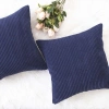 Đệm Sofa Vuông Corduroy Jumbo 16-24 inch Gối Trang Trí Sang Trọng Dây Đệm Đa Kích Thước 9