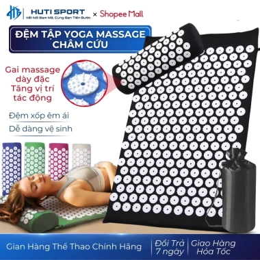 Đệm Tập Yoga Cao Cấp, Thảm Mát Xa Châm Cứu Gai Bấm Huyệt - Giảm Đau, Thư Giãn Toàn Thân, Giá 369.000đ