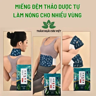 Đệm Thảo Dược Tự Làm Nóng Giữ Nhiệt Lưng Bụng - Miếng Dán Ấm Giảm Nhức Mỏi, Đến Kì Kinh, Giá 35.700₫
