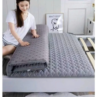 Đệm Topper gấp gọn dày 5cm vải xơ đậu nành cao cấp - Tiện lợi cho sinh viên, văn phòng, giảm còn 240.000₫ 3