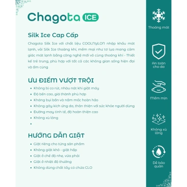 Đệm Topper Silk Ice Chagota - Chần Gòn, Gấp Gọn, Văn Phòng & Du Lịch, 341.000₫ 7