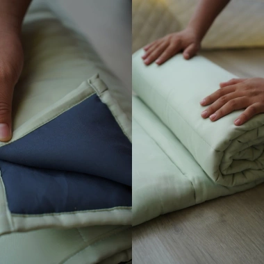 Đệm Topper Silk Ice Chagota Microfiber Mềm Mại, Gấp Gọn Tiện Lợi - Giá 400.000 VND 4