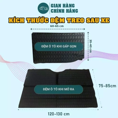 Đệm treo ghế 2 loại da Đúc chống thấm nước, tặng 2 gối và túi, bảo hành 2 năm - Giá chỉ 705.500 VND 7