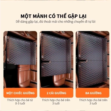 Đệm treo ghế sau ô tô gập đa năng không cần bơm hơi - Giá ưu đãi 367.329đ