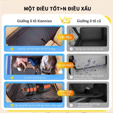 Đệm treo ghế sau ô tô gập đa năng không cần bơm hơi - Giá ưu đãi 367.329đ 9 Đệm treo ghế sau ô tô gập đa năng không cần bơm hơi - Giá ưu đãi 367.329đ 9