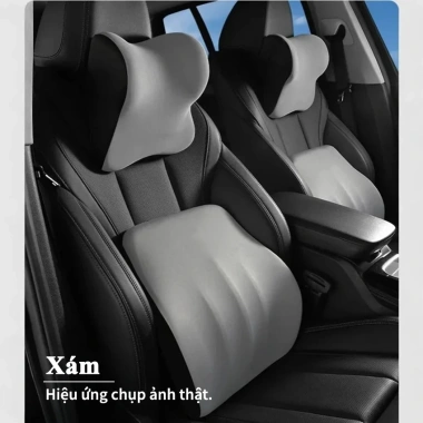 Đệm tựa lưng & cổ DREAM OF LOVE êm ái, mềm mại, giảm đau mỏi khi đi xe - Gối tựa đầu lưng ôtô 89.700₫