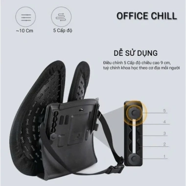 Đệm Tựa Lưng Văn Phòng Công Thái Học AMONO - Thiết Kế Cánh Bướm ButterFly 359.000