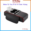 Đệm tỳ tay ô tô 4 trong 1 – Lõi cao su non, bọc da PU cao cấp, hộp giấy đa năng – Chỉ 155.000₫
