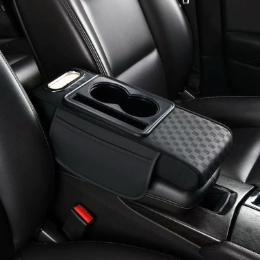 Đệm tỳ tay ô tô 4 trong 1 mới, lõi cao su non bọc da PU cao cấp, kèm hộp giấy đa năng - 127.700đ 10