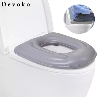 Đệm vệ sinh bơm hơi Devoko - Đệm hỗ trợ đa năng du lịch máy bay, gia đình, giá chỉ 242.000₫