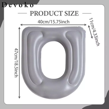 Đệm vệ sinh bơm hơi Devoko - Đệm hỗ trợ đa năng du lịch máy bay, gia đình, giá chỉ 242.000₫