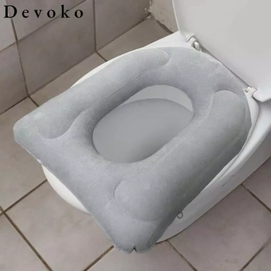 Đệm vệ sinh bơm hơi Devoko - Đệm hỗ trợ đa năng du lịch máy bay, gia đình, giá chỉ 242.000₫