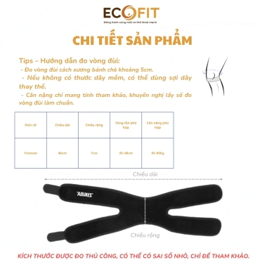 Đệm Xương Bánh Chè Đầu Gối Aolikes - Giảm Đau Viêm Gân, Hỗ Trợ Patella, 169.000₫