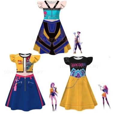 Demon Hunters KPOP 2.025 - Trang Phục Hóa Trang Rumi Zoey Mira, Váy Đầm Halloween Cosplay 88.840₫