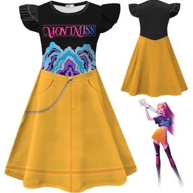 Demon Hunters KPOP 2.025 - Trang Phục Hóa Trang Rumi Zoey Mira, Váy Đầm Halloween Cosplay 88.840₫
