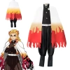 Demon Slayer Kimetsu Yaiba Rengoku Kyoujurou cosplay kimono áo choàng 214.920₫ 3