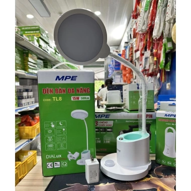 Đèn bàn đa năng MPE 10W TL7 & 15W TL8 - Điều chỉnh độ sáng, xoay 360, dimmer, tiết kiệm năng lượng, giá chỉ 323.761 VND