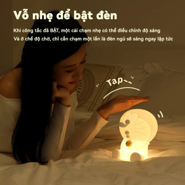 Đèn ban đêm silicone ROCKSPACE Doraemon (đèn vỗ) - Trang trí giường, đồ chơi, quà sinh nhật, giảm giá 388.000₫ 5 Đèn ban đêm silicone ROCKSPACE Doraemon (đèn vỗ) - Trang trí giường, đồ chơi, quà sinh nhật, giảm giá 388.000₫ 5