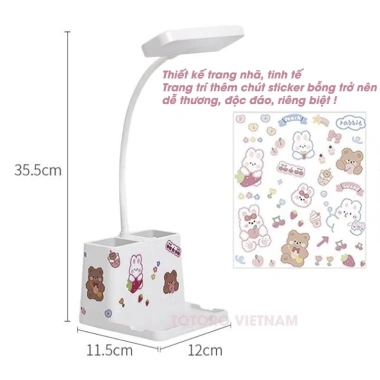 Đèn bàn học TLDL PYE bảo vệ mắt, cảm ứng 3 chế độ ánh sáng biến thiên - 63.000đ 6 Đèn bàn học TLDL PYE bảo vệ mắt, cảm ứng 3 chế độ ánh sáng biến thiên - 63.000đ 6