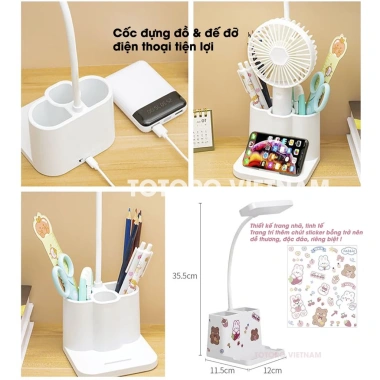 Đèn bàn học TLDL PYE bảo vệ mắt, cảm ứng 3 chế độ ánh sáng biến thiên - 63.000đ 7 Đèn bàn học TLDL PYE bảo vệ mắt, cảm ứng 3 chế độ ánh sáng biến thiên - 63.000đ 7
