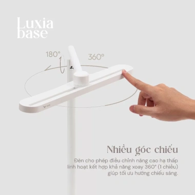 Đèn bàn học Velix Luxia Base 18W 1.100L CRI95 – Bảo vệ mắt, chống cận, 590.000₫ 5 Đèn bàn học Velix Luxia Base 18W 1.100L CRI95 – Bảo vệ mắt, chống cận, 590.000₫ 5