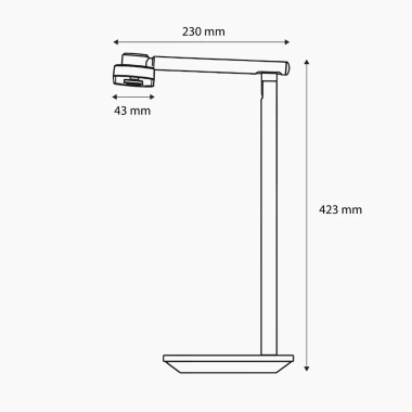 Đèn bàn học Velix Luxia Base 18W 1.100L CRI95 – Bảo vệ mắt, chống cận, 590.000₫ 9 Đèn bàn học Velix Luxia Base 18W 1.100L CRI95 – Bảo vệ mắt, chống cận, 590.000₫ 9