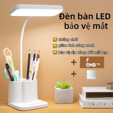 Đèn bàn LED đa năng bảo vệ mắt 3 chế độ chiếu sáng - Dùng cho gia đình và ký túc xá, giá chỉ 66.000đ