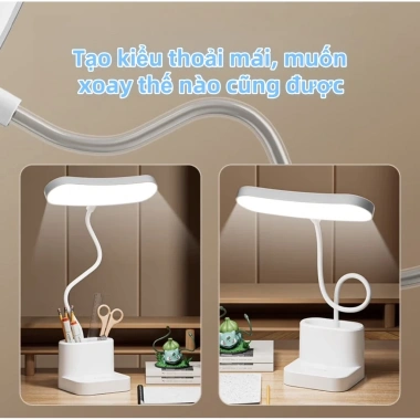 Đèn bàn LED đa năng bảo vệ mắt 3 chế độ chiếu sáng - Dùng cho gia đình và ký túc xá, giá chỉ 66.000đ