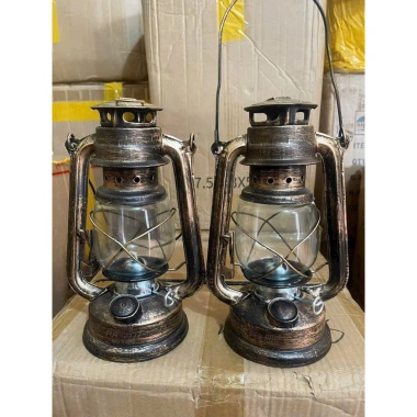 Đèn bão cổ điển - Đèn đốt dầu chắc chắn, đẹp mắt, phù hợp trang trí & du lịch, 112.500₫