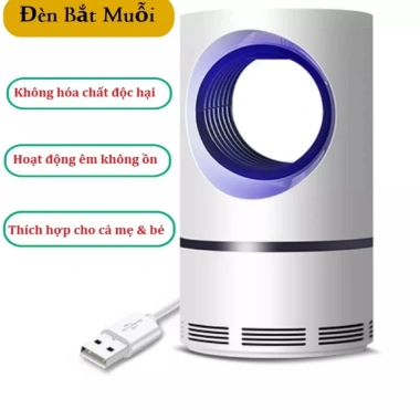 Đèn Bắt Muỗi Tròn UV Hút Mũi - Thế Hệ Mới, Hiệu Quả, Dùng USB, Giá 59.000đ 6