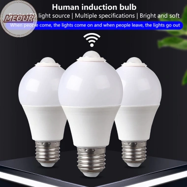 Đèn cảm biến chuyển động Meour E27 PIR 5W-15W LED – Đèn ngủ thông minh, tiết kiệm năng lượng, giá chỉ 35.860₫