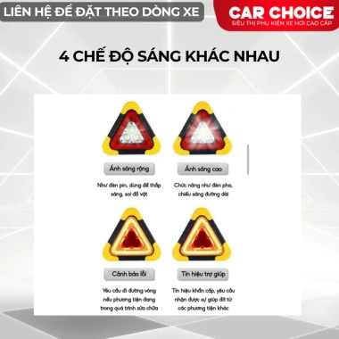 Đèn Cảnh Báo Nguy Hiểm Ô Tô CC Búa 4 Chế Độ Sáng 1-3 Bóng - Giá Ưu Đãi 154.700₫