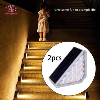 Đèn cầu thang năng lượng mặt trời IP68 LED ngoài trời, chống nước - Giá ưu đãi 110.000₫