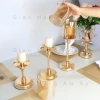 Đèn Cầy Bắc Âu Cao Cấp - Chân Kim Loại Mạ Vàng, Kính Hổ Phách Khuếch Tán Ánh Sáng, Giá Ưu Đãi 168.000₫ 2