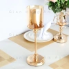 Đèn Cầy Bắc Âu Cao Cấp - Chân Kim Loại Mạ Vàng, Kính Hổ Phách Khuếch Tán Ánh Sáng, Giá Ưu Đãi 168.000₫ 10